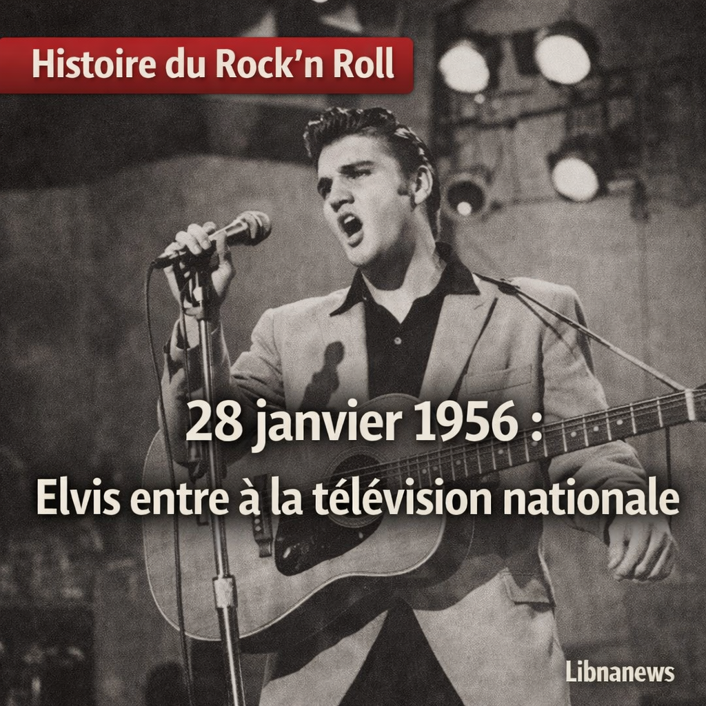 Jour pour jour : Elvis Presley fait sa première apparition à la télévision nationale le 28 janvier 1956
