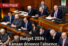 Ouverture au Parlement libanais du débat sur le projet de budget 2026 : Ibrahim Kanaan dénonce l’absence de vision économique
