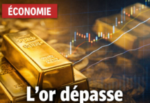 L’or dépasse les 5 300 dollars l’once dans un nouveau record historique