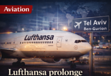 Le groupe Lufthansa prolonge l’annulation des vols de nuit vers Tel Aviv jusqu’au 3 février 2026