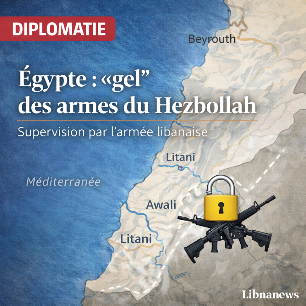La proposition égyptienne de « gel » des armes du Hezbollah toujours sur la table