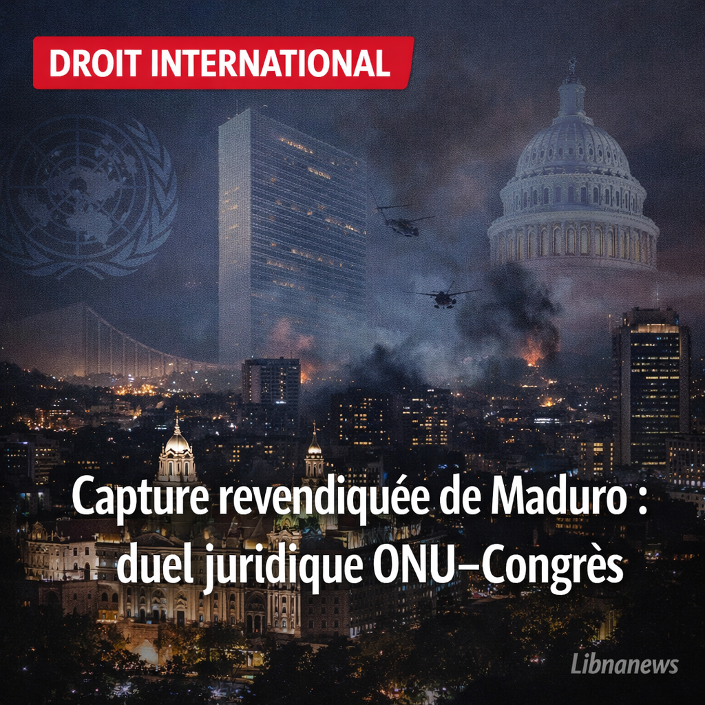 Venezuela : la capture revendiquée de Maduro ouvre un front juridique à Washington et à l’ONU