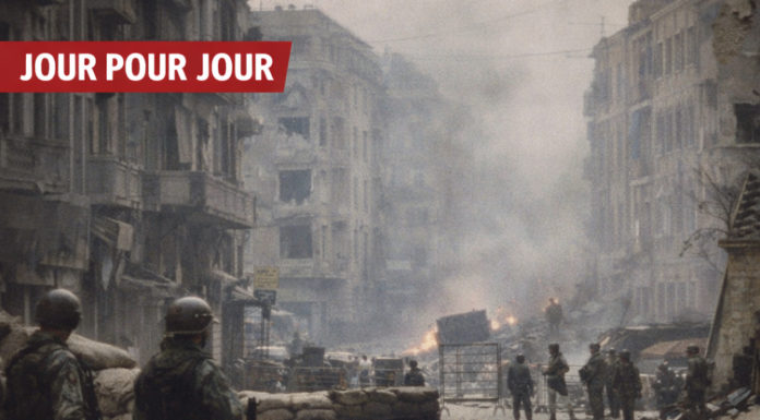 Jour pour Jour: le déclenchement de la guerre d’élimination entre Aoun et Geagea ébranle le cœur chrétien de Beyrouth