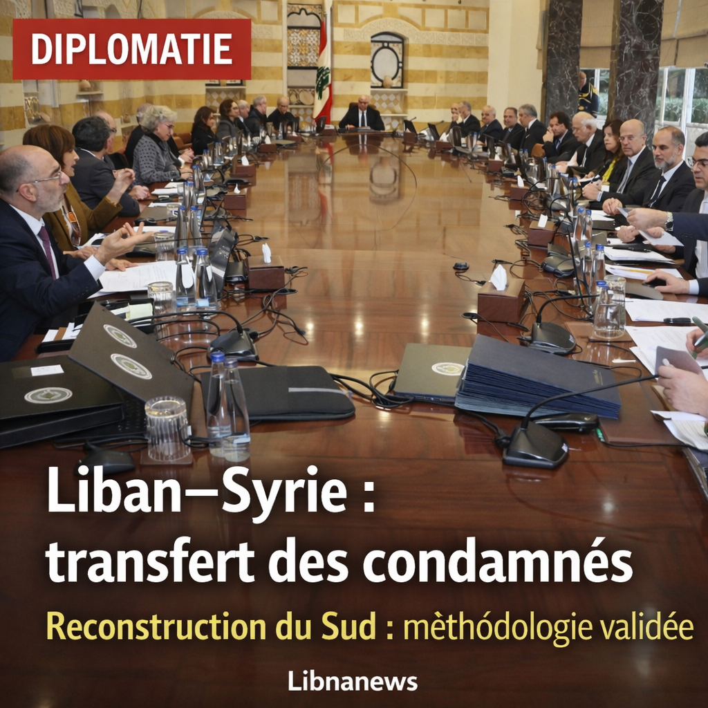 Le Cabinet libanais approuve l’accord avec la Syrie sur le transfert des condamnés et la méthodologie de reconstruction