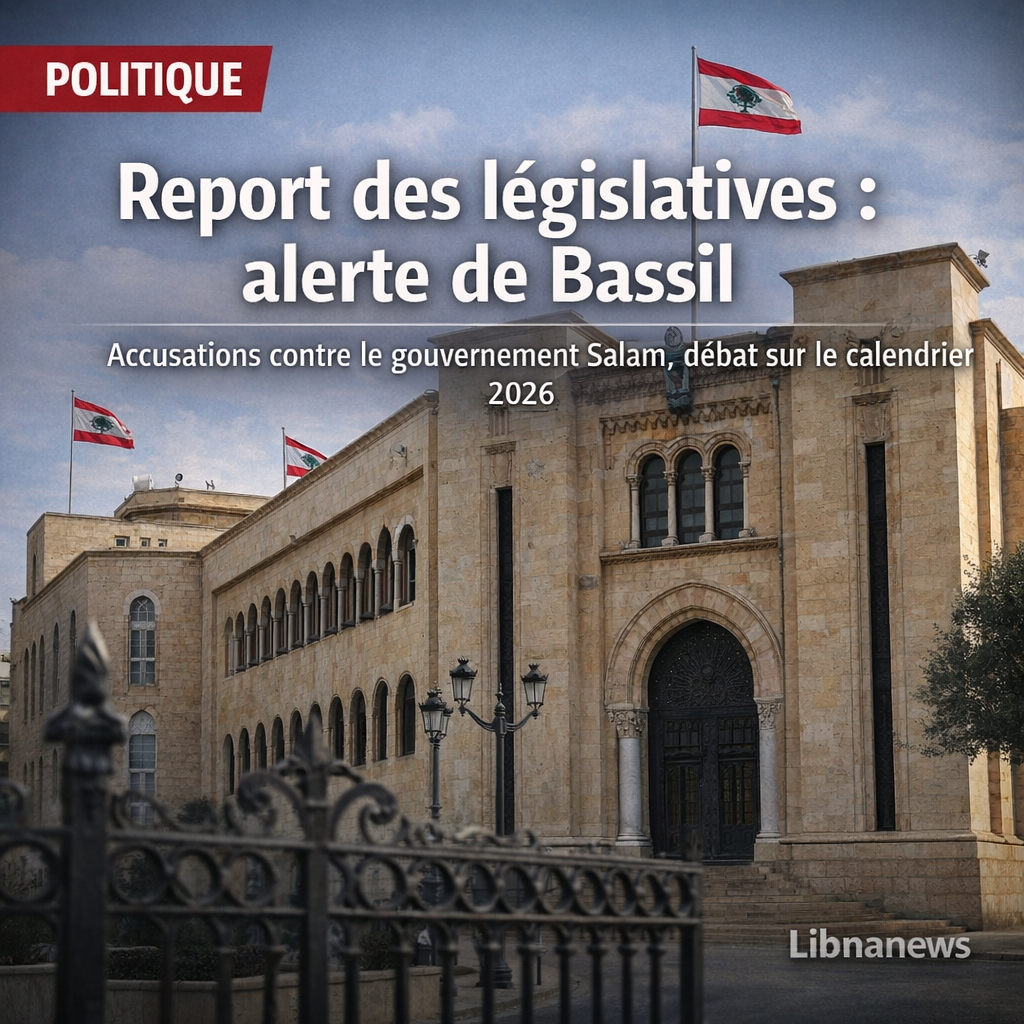 Gebran Bassil alerte sur un report imminent des élections législatives au Liban