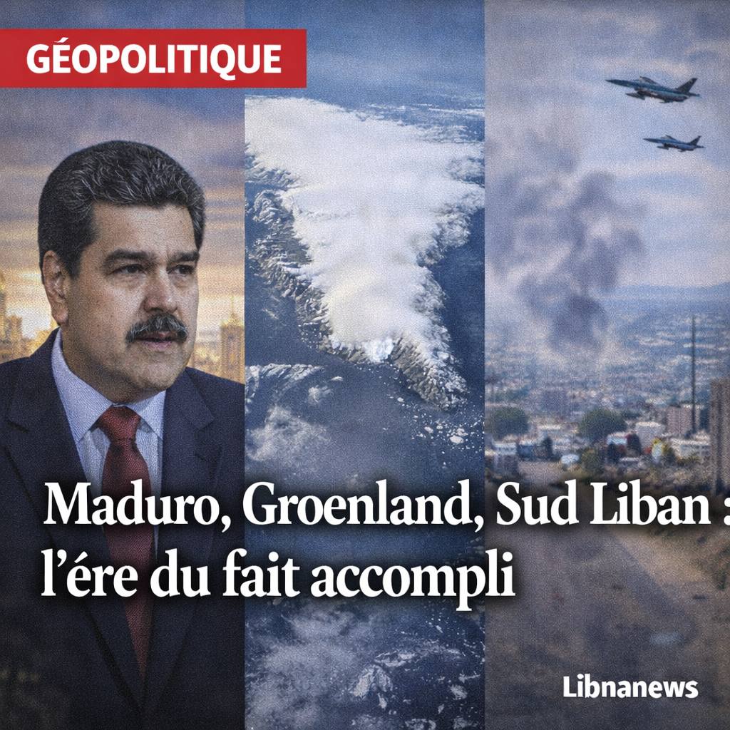 Maduro, Groenland, Sud Liban: l’ère du fait accompli