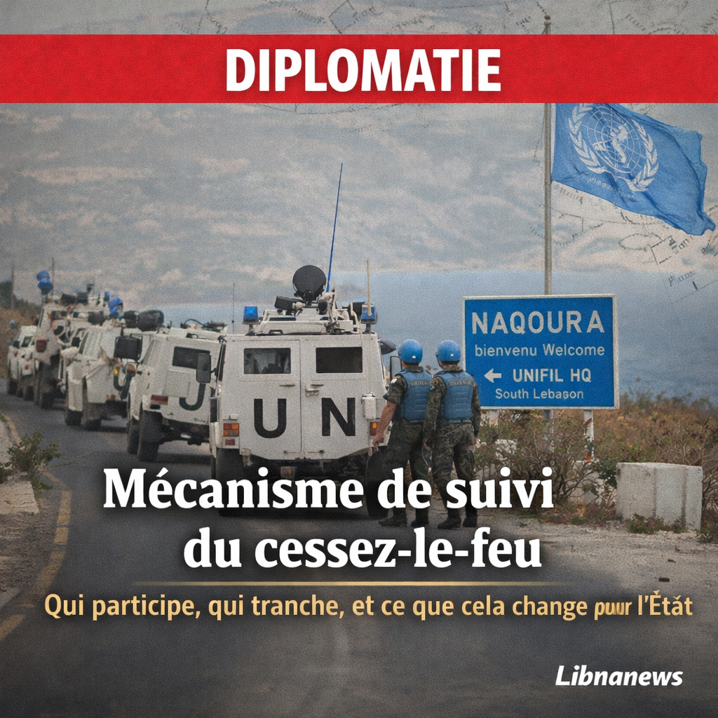 LE «MÉCANISME» DE SUIVI DU CESSEZ-LE-FEU: QUI PARTICIPE, QUI TRANCHE, ET CE QUE CELA CHANGE POUR L’ÉTAT