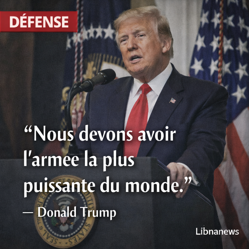 Donald Trump annonce une augmentation massive des dépenses militaires américaines à 1,5 trillion de dollars
