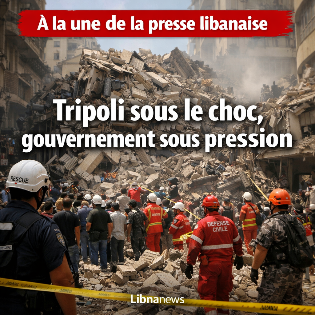 Revue de presse: Tripoli sous le choc et gouvernement sous pression Revue de presse: Tripoli sous le choc et gouvernement sous pression