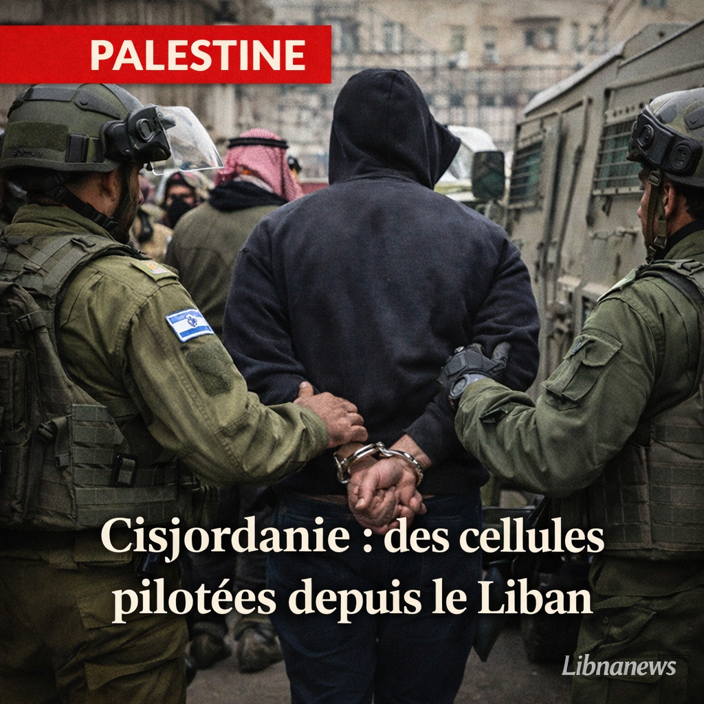 Israël démantèle des cellules terroristes en Cisjordanie pilotées depuis le Liban