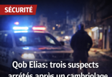 Arrestation d’une bande de voleurs à Qob Elias : trois suspects interpellés