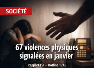 Rapport mensuel sur les violences familiales : 67 cas de violence physique signalés en janvier