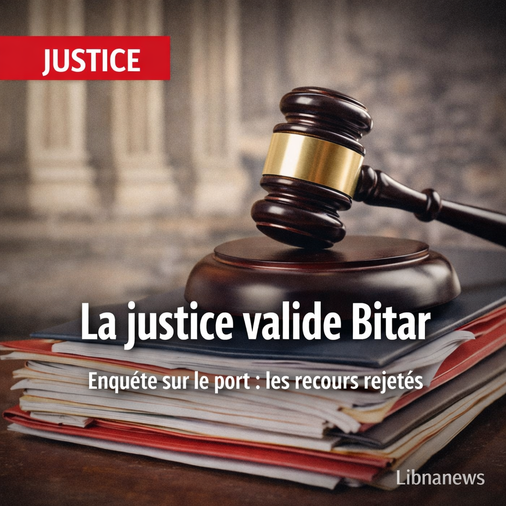 La chambre d’accusation valide le rejet des poursuites contre le juge Tarek Bitar dans l’enquête sur l’explosion du port de Beyrouth La chambre d’accusation valide le rejet des poursuites contre le juge Tarek Bitar dans l’enquête sur l’explosion du port de Beyrouth