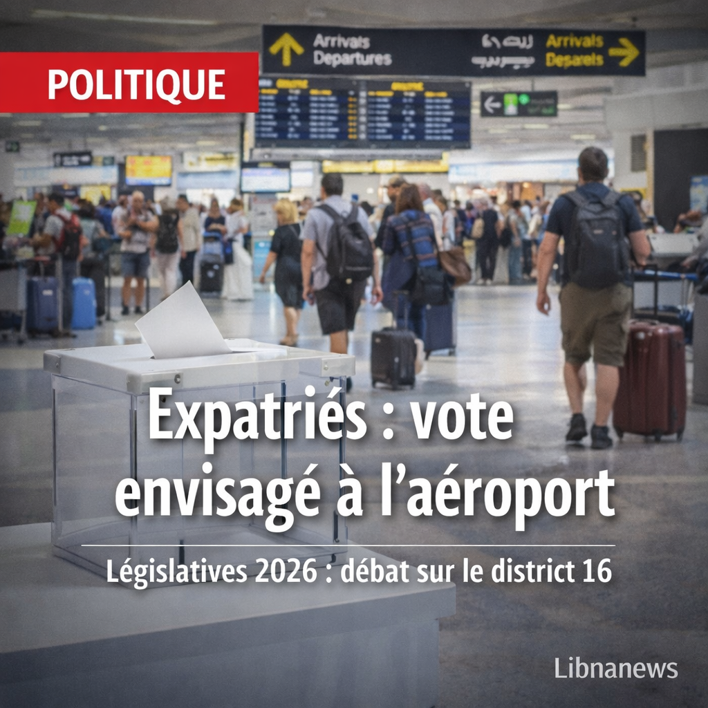 Le président Aoun explore un vote des expatriés à l’aéroport de Beyrouth pour les législatives de 2026 Le président Aoun explore un vote des expatriés à l’aéroport de Beyrouth pour les législatives de 2026