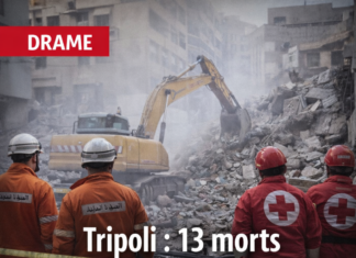 13 morts dans l’effondrement d’un immeuble à Tripoli : le bilan définitif révélé par les autorités