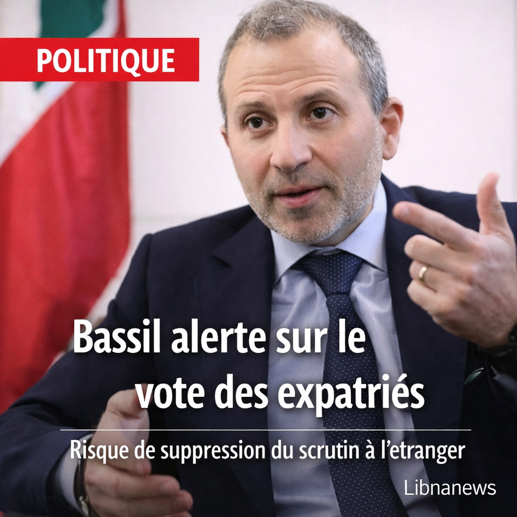 Gebran Bassil alerte sur un arrangement visant à supprimer le droit de vote des expatriés libanais