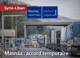 Accord temporaire libano-syrien pour réguler le trafic des camions au poste de Masnaa pendant sept jours
