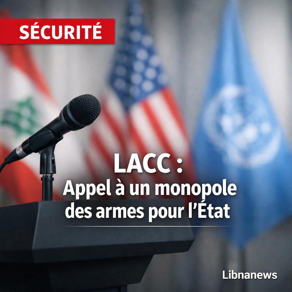 La Coordination libano-américaine exhorte à un monopole étatique des armes après la visite du général Haykal aux États-Unis