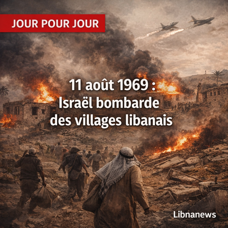 Jour pour Jour: L'attaque aérienne israélienne sur les villages libanais du 11 août 1969