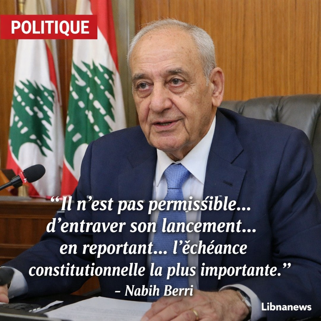 Liban : Nabih Berri réaffirme son engagement pour des élections parlementaires à la date prévue malgré les incertitudes sur le vote des expatriés