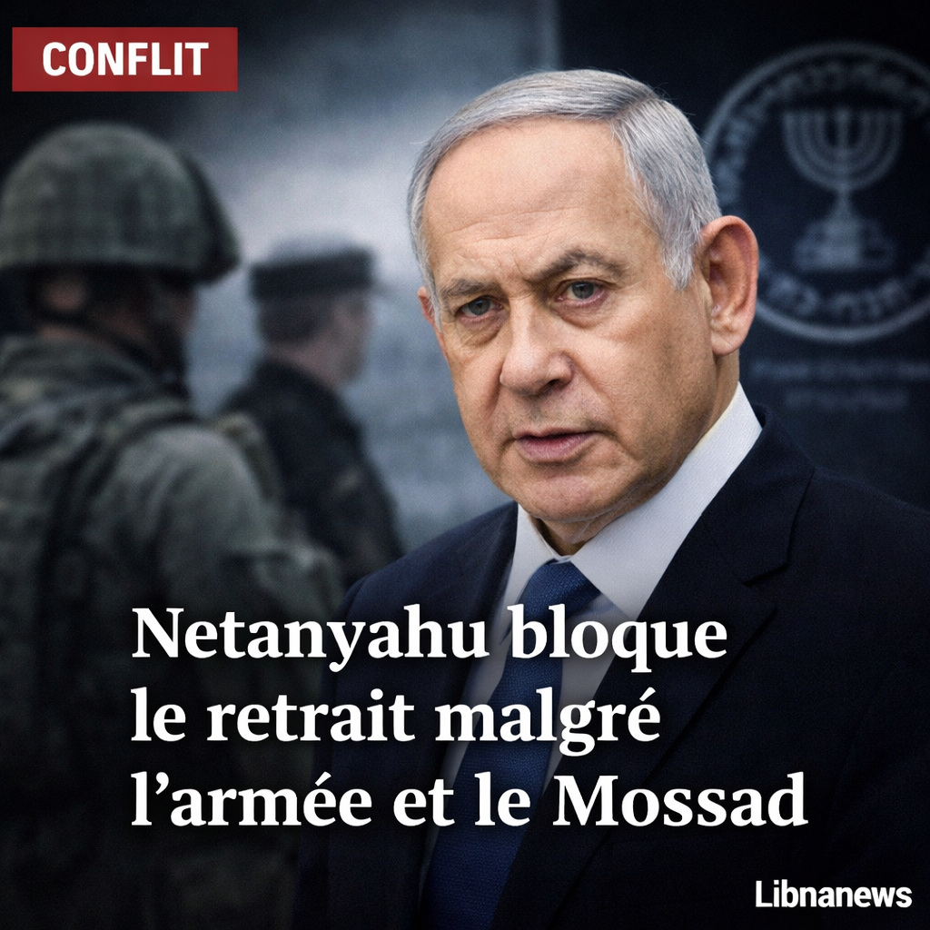 Netanyahu bloque le retrait israélien du Liban pour des raisons personnelles et électorales Netanyahu bloque le retrait israélien du Liban pour des raisons personnelles et électorales