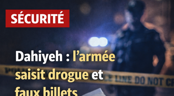 L’armée libanaise démantèle un site de stockage de drogue dans la banlieue sud de Beyrouth