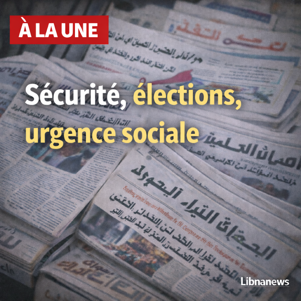 Presse libanaise: sécurité, élections et urgence sociale au cœur de l’agenda