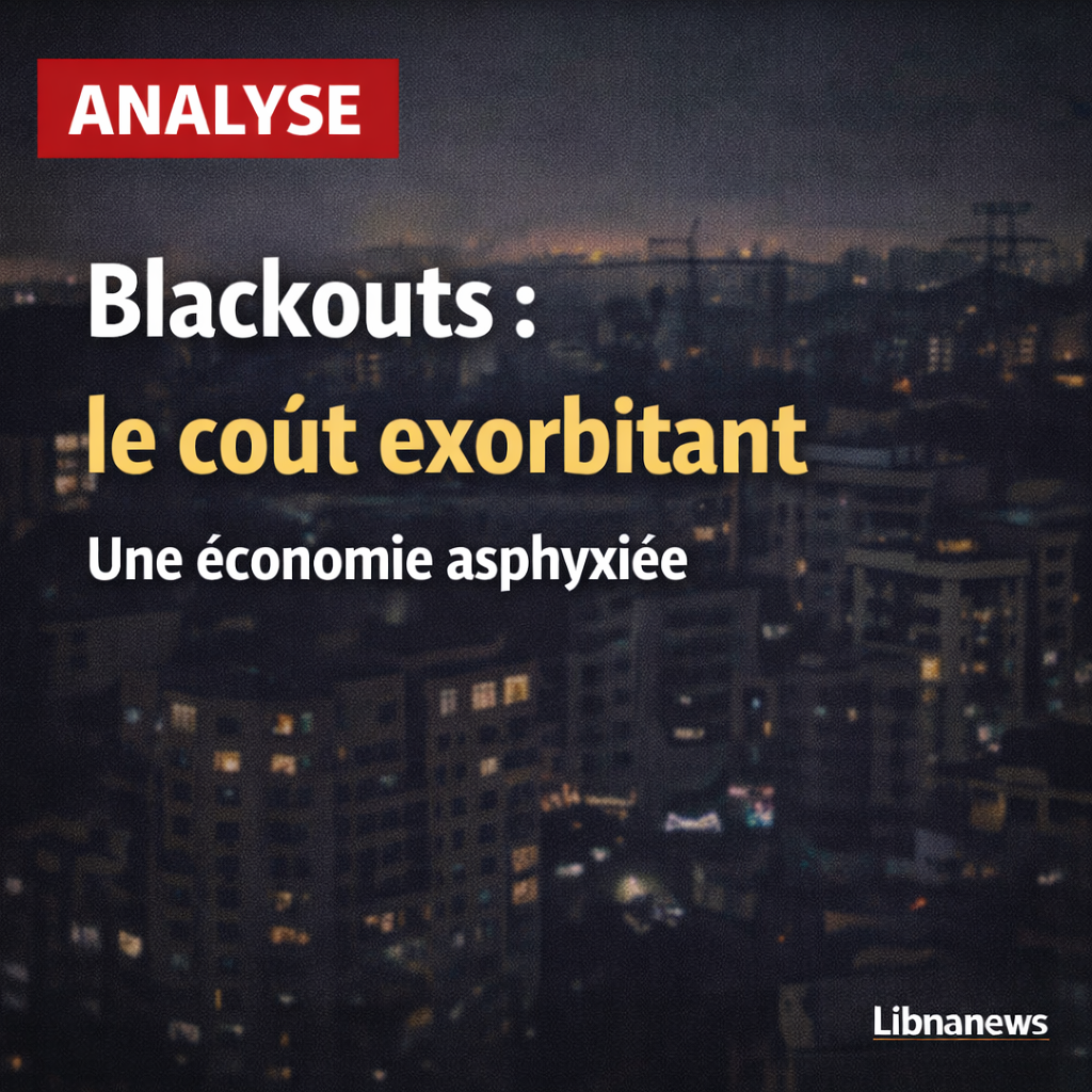 Le coût exorbitant des blackouts au Liban : une économie asphyxiée par l’ombre Le coût exorbitant des blackouts au Liban : une économie asphyxiée par l’ombre