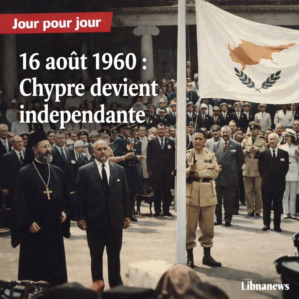Jour pour Jour: Chypre accède à l’indépendance le 16 août 1960