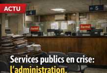 Services publics en crise: l’administration comme infrastructure sociale
