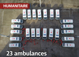 La Croix-Rouge libanaise reçoit 23 ambulances du HCR pour moderniser sa flotte d’urgence