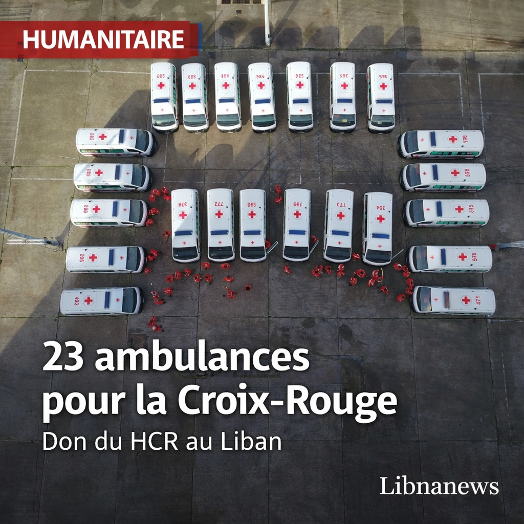 La Croix-Rouge libanaise reçoit 23 ambulances du HCR pour moderniser sa flotte d’urgence
