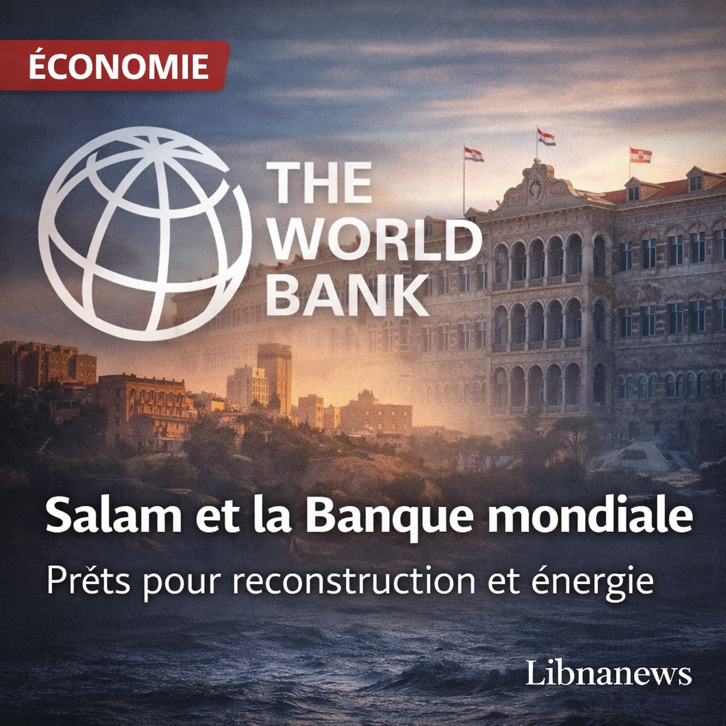 Le Premier ministre Nawaf Salam discute avec la Banque mondiale des prêts pour la reconstruction et l’énergie au Liban Le Premier ministre Nawaf Salam discute avec la Banque mondiale des prêts pour la reconstruction et l’énergie au Liban