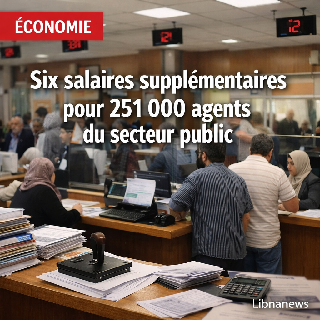 Le secrétariat général du Conseil des ministres libanais diffuse la version officielle de la décision sur la correction des salaires du secteur public Le secrétariat général du Conseil des ministres libanais diffuse la version officielle de la décision sur la correction des salaires du secteur public