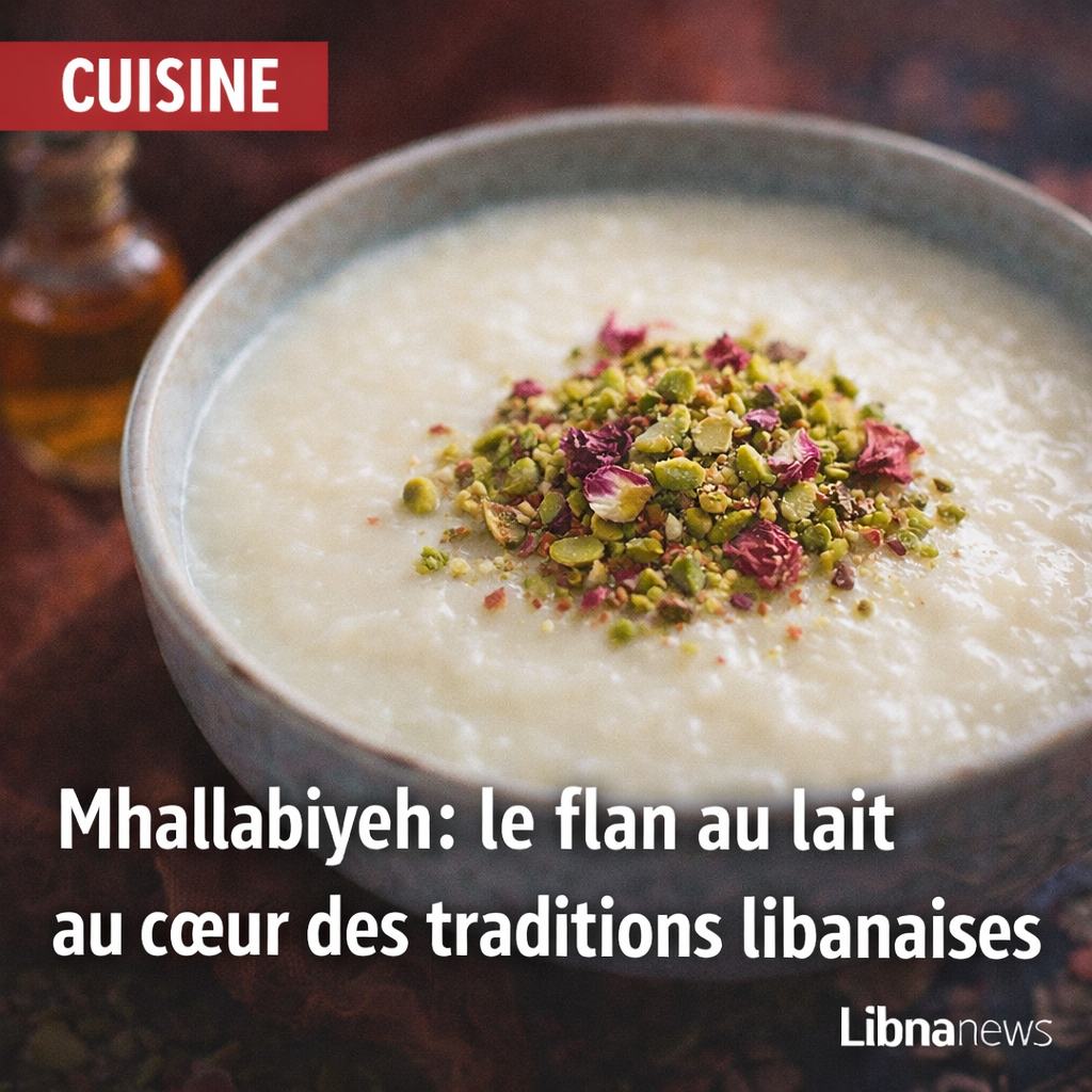 La redécouverte d’une recette ancestrale : la mhallabiyeh au cœur des traditions libanaises