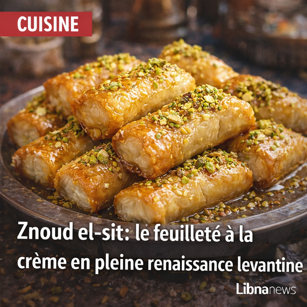 Les znoud el-sit : un pilier de la pâtisserie levantine en pleine renaissance culinaire