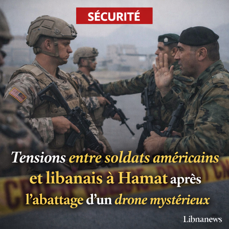 Affrontement tendu entre soldats américains et libanais après l’abattage d’un drone mystérieux à Hamat