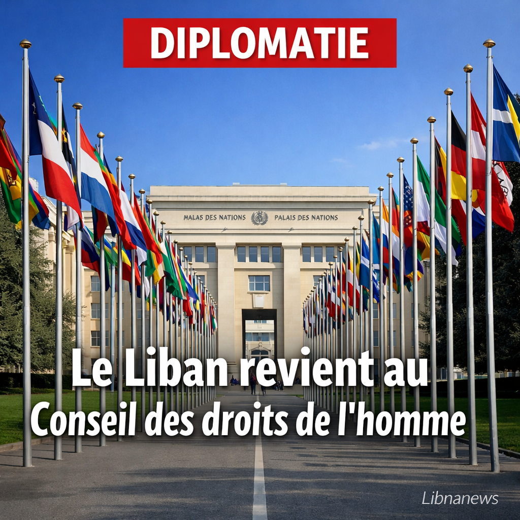 Le ministre libanais des Affaires étrangères Youssef Raji se rend à Genève pour la 61e session du Conseil des droits de l’homme de l’ONU