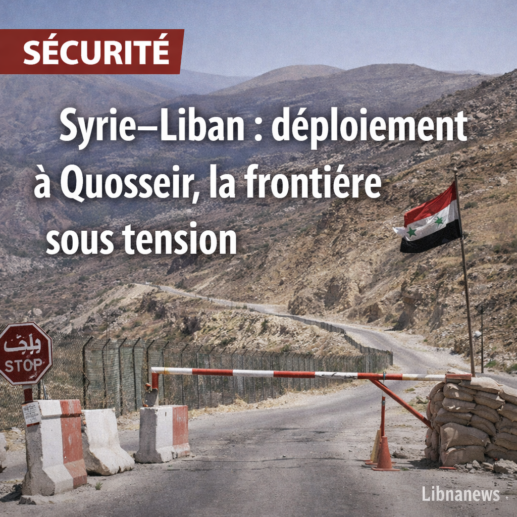 Syrie–Liban: la frontière redevient un facteur d’inquiétude régionale