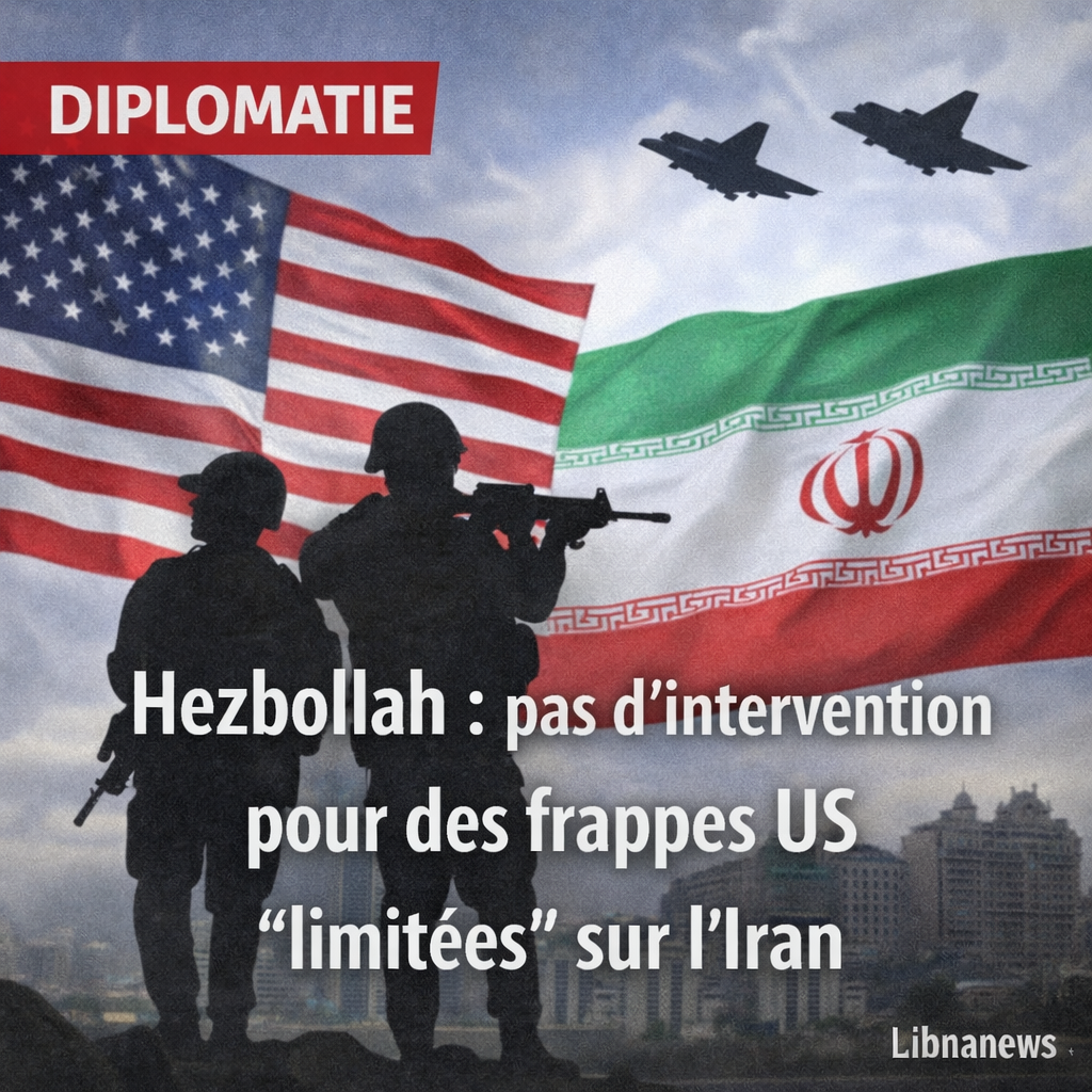 Un responsable du Hezbollah exclut une intervention en cas de frappes américaines « limitées » sur l’Iran Un responsable du Hezbollah exclut une intervention en cas de frappes américaines « limitées » sur l’Iran