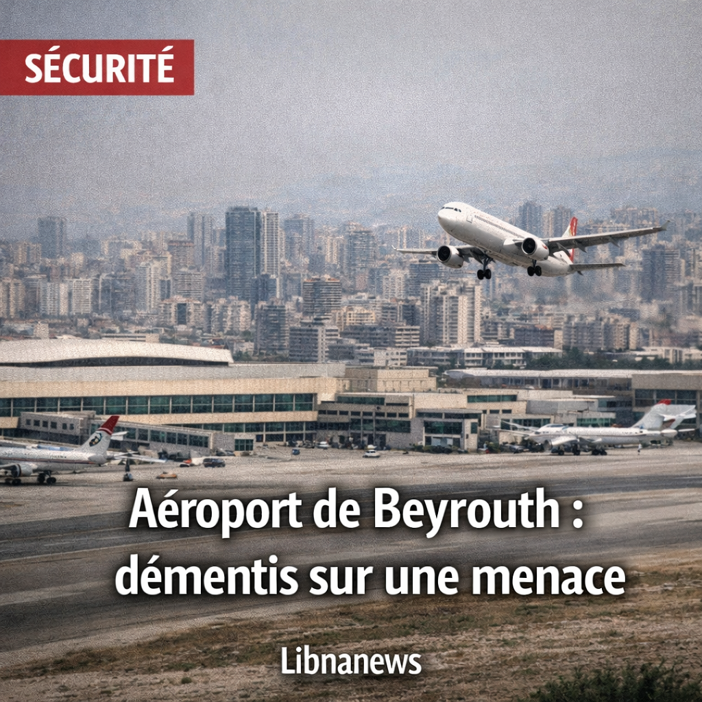 Liban-Israël : démentis officiels sur une menace de frappe contre l’aéroport de Beyrouth