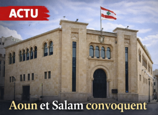 Aoun et Salam signent le décret convoquant une session législative extraordinaire au Parlement libanais