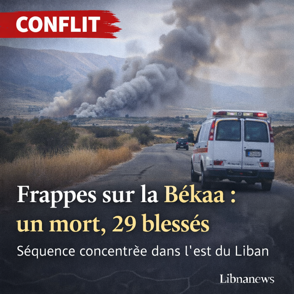 Frappes sur la Békaa: une séquence concentrée dans l’est du Liban