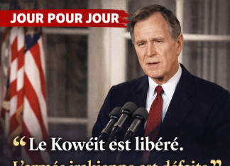 Jour pour Jour: Le président Bush annonce la libération du Koweït lors de la Guerre du Golfe