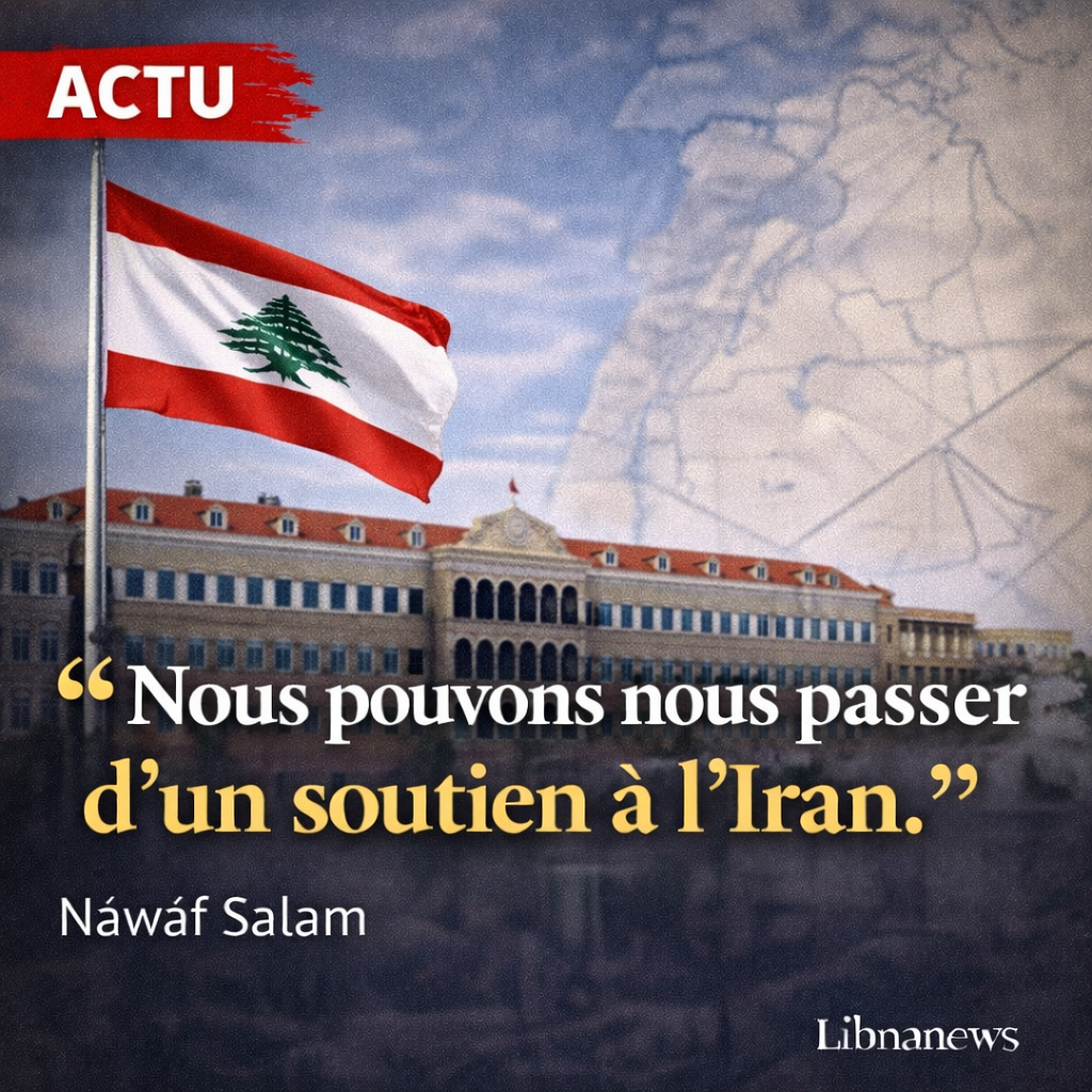 Le Premier ministre libanais Nawaf Salam met en garde le Hezbollah contre un soutien à l’Iran en cas de conflit avec les États-Unis