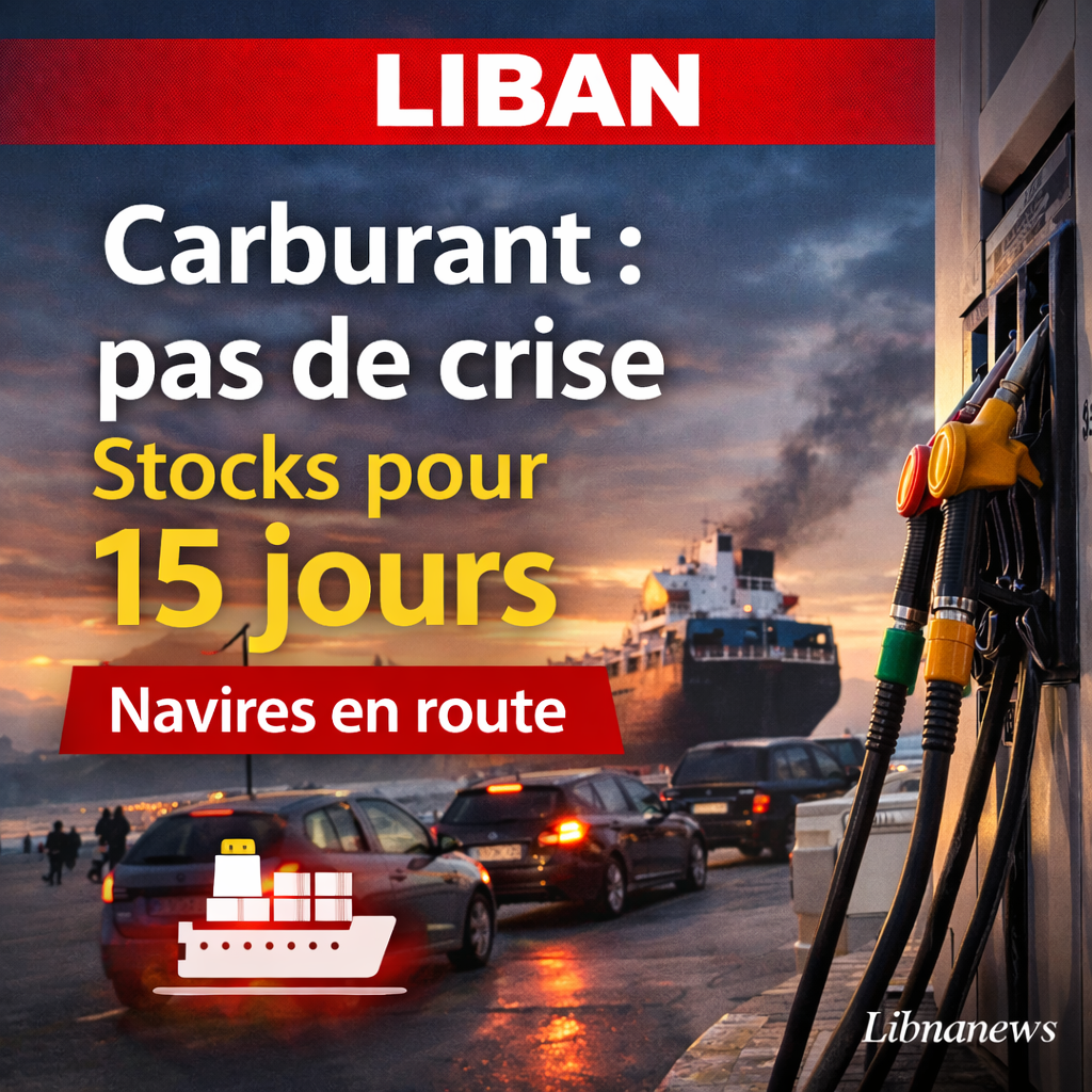 Le Liban rassure sur ses réserves de carburant alors que les États-Unis et Israël lancent une offensive majeure contre l’Iran Le Liban rassure sur ses réserves de carburant alors que les États-Unis et Israël lancent une offensive majeure contre l’Iran