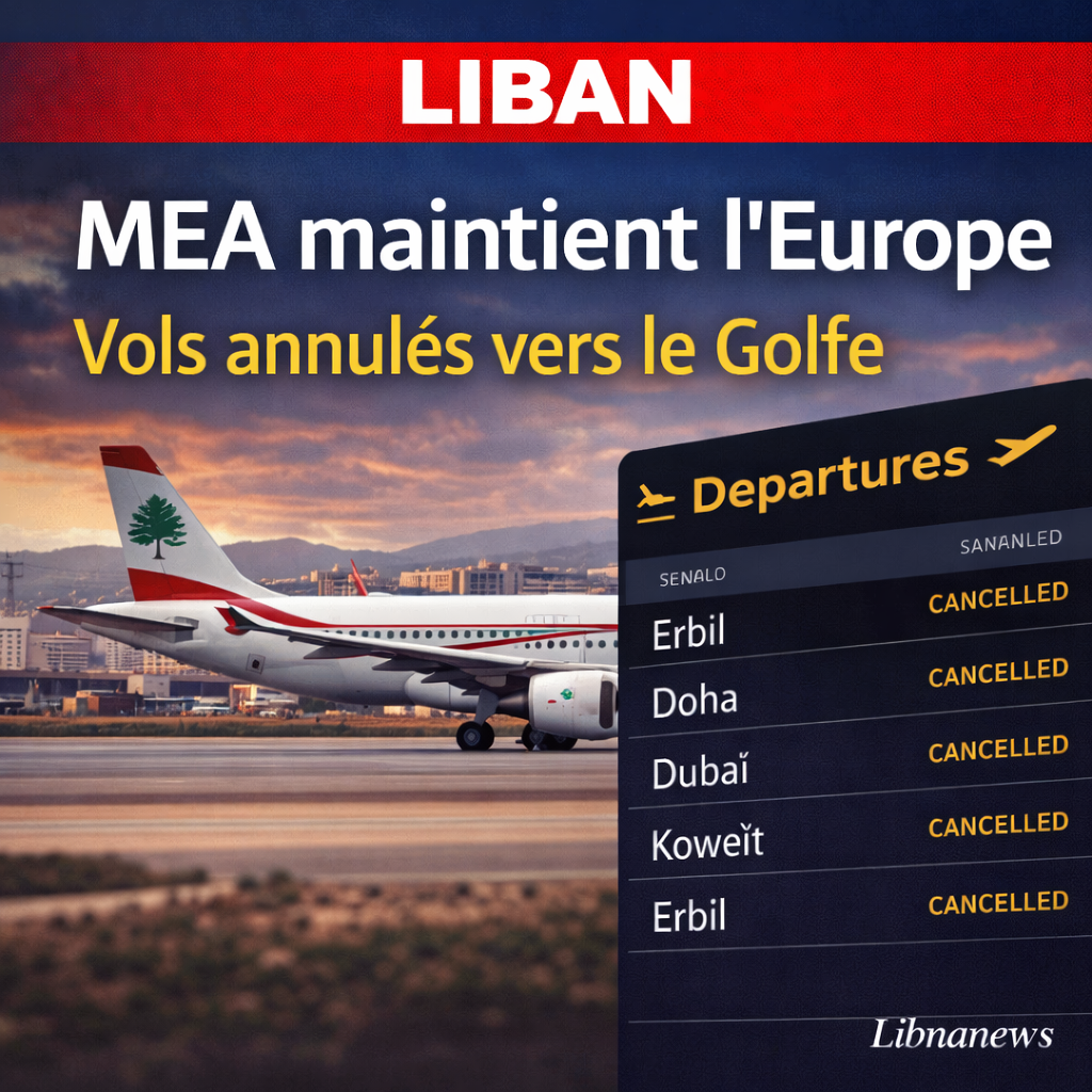Middle East Airlines maintient ses vols vers l’Europe malgré les fermetures d’espaces aériens régionaux Middle East Airlines maintient ses vols vers l’Europe malgré les fermetures d’espaces aériens régionaux