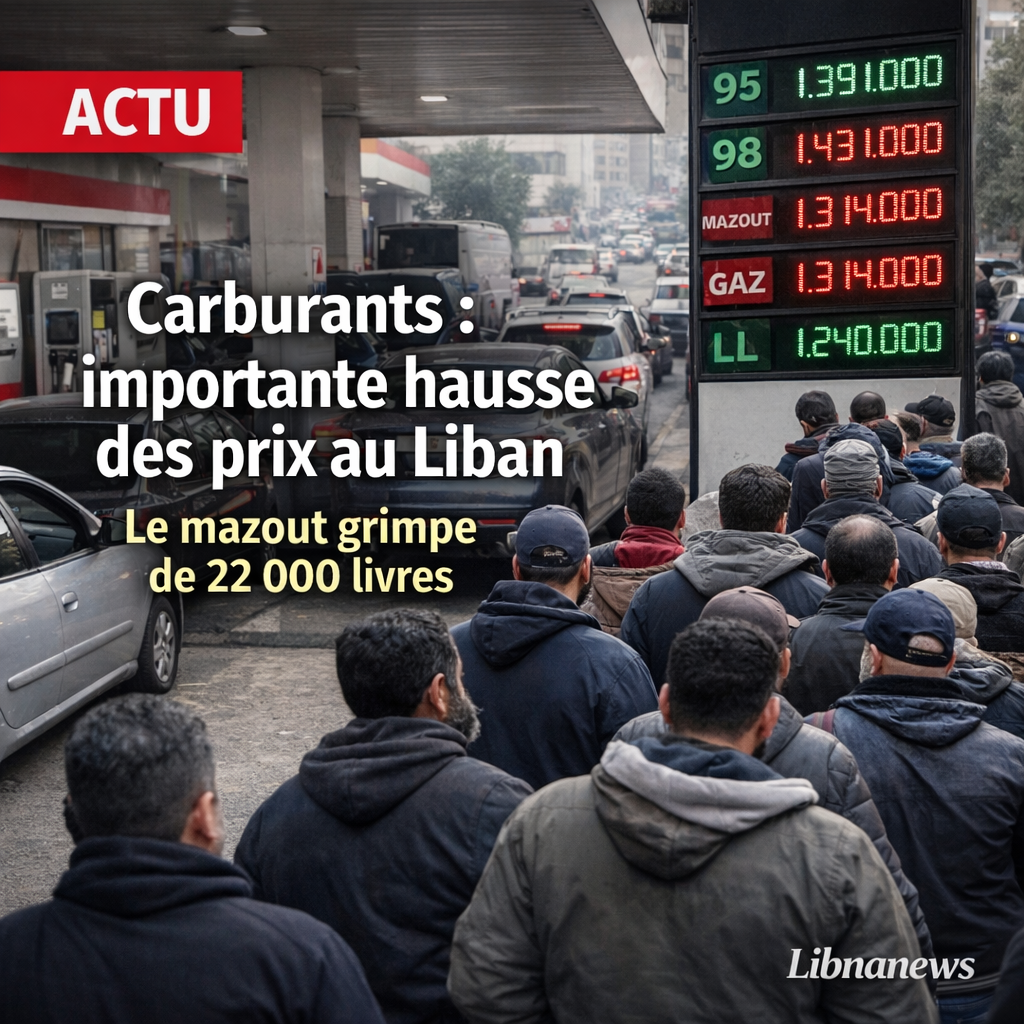 Hausse des prix des carburants au Liban : le mazout grimpe de 22 000 livres