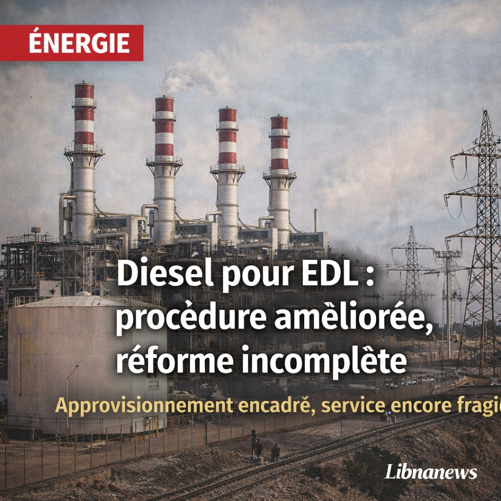 Diesel pour l&rsquo;EDL: une amélioration de procédure, pas encore une réforme