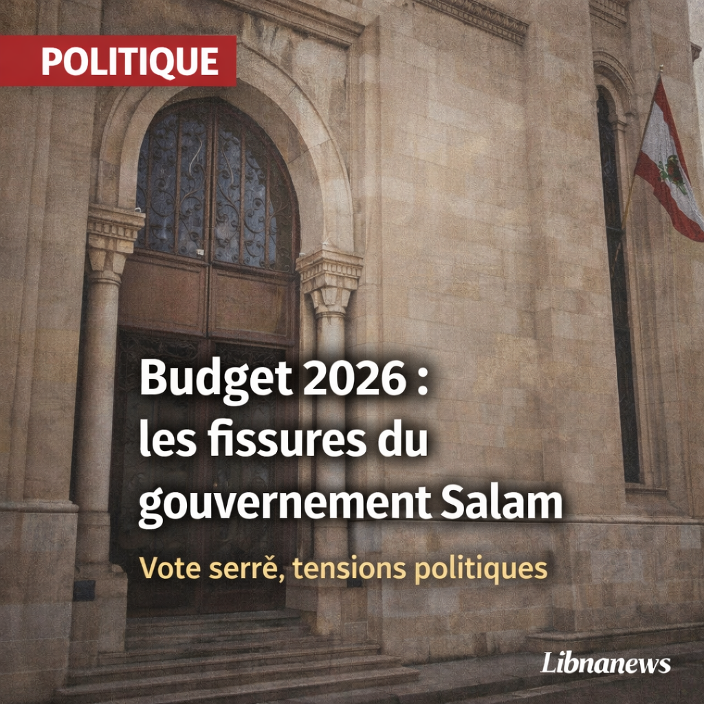 Le vote du budget 2026 expose les fissures au sein du gouvernement Salam Le vote du budget 2026 expose les fissures au sein du gouvernement Salam